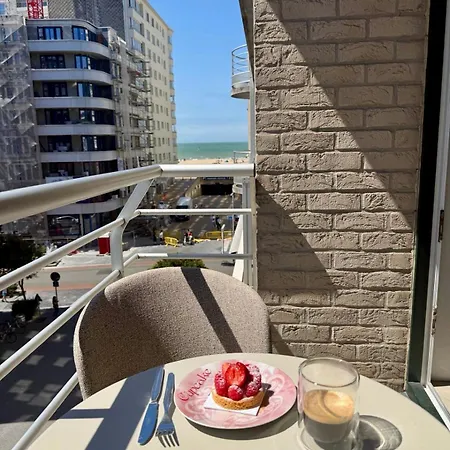 Seacast - 2 Slpk Met Terras En Zijdelings Zeezicht In Centrum Ostende